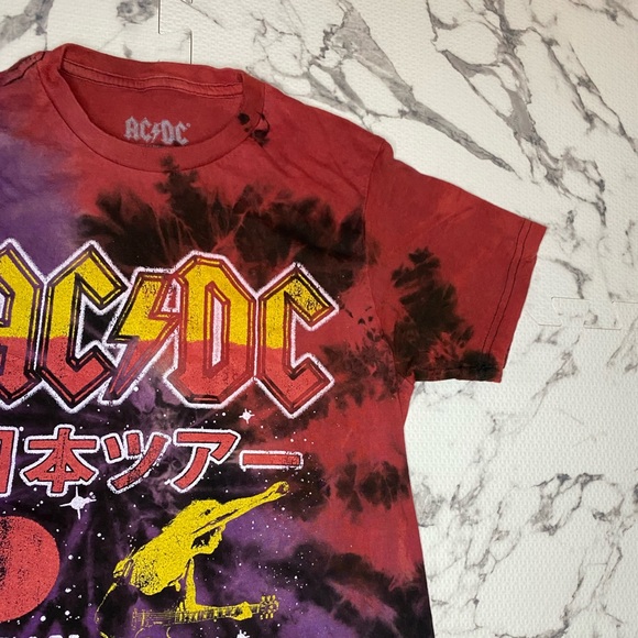 AC/DC Tie Dye Band Tee - Picture 5 of 6